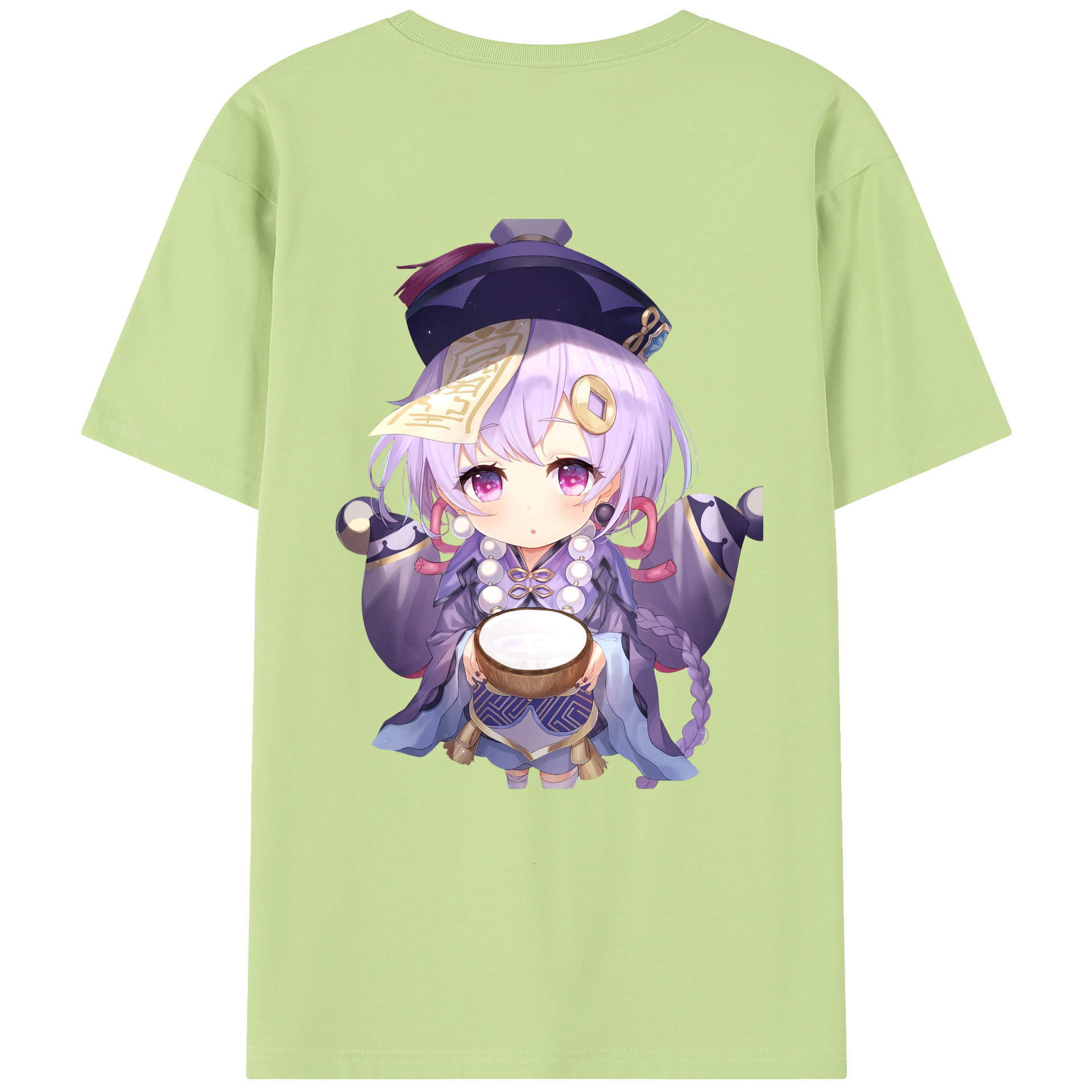げんし神 七七 なな  genshin Nana 綿100％半袖Tシャツ（背面プリント）